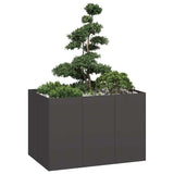 NNEVL Planter Black 120x80x80 cm Steel