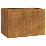 NNEVL Planter Rusty 120x80x80 cm Weathering Steel