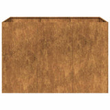 NNEVL Planter Rusty 120x80x80 cm Weathering Steel
