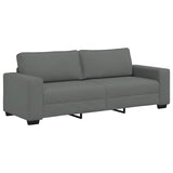 NNEVL 3-Seater Sofa Dark Grey 180 cm Fabric