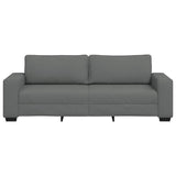 NNEVL 3-Seater Sofa Dark Grey 180 cm Fabric