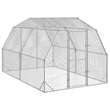 NNEVL Chicken Run 2.5x4x2.25 m Galvanised Steel