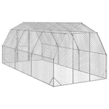 NNEVL Chicken Run 2.5x6x2.25 m Galvanised Steel