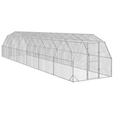 NNEVL Chicken Run 2.5x12x2.25 m Galvanised Steel