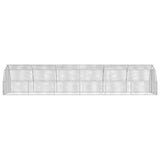 NNEVL Chicken Run 2.5x12x2.25 m Galvanised Steel
