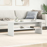 NNEVL TV Cabinet White 100x40x40 cm Engineered Wood