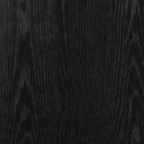 NNEVL Aquarium Stand Black Oak 60x30x60 cm Engineered Wood