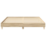 NNEVL Bed Frame without Mattress Sonoma Oak 180x200cm Engineered Wood