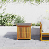 NNEVL Outdoor Cushion Box 60x50x61 cm Solid Wood Acacia