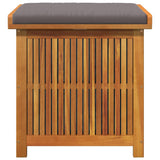 NNEVL Outdoor Cushion Box 60x50x61 cm Solid Wood Acacia
