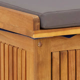 NNEVL Outdoor Cushion Box 60x50x61 cm Solid Wood Acacia