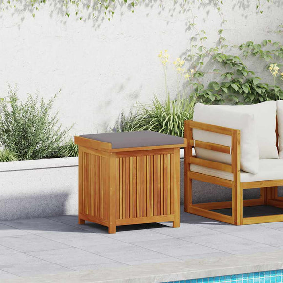 NNEVL Outdoor Cushion Box 60x50x61 cm Solid Wood Acacia