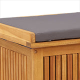 NNEVL Outdoor Cushion Box 90x50x60.5 cm Solid Wood Acacia