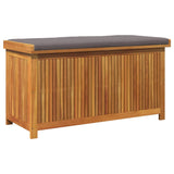NNEVL Outdoor Cushion Box 113x50x60.5 cm Solid Wood Acacia