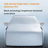 NNETM Universal Car Snow Shield: Silvery Front Windshield Cover