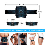 NNETM USB Rechargeable Muscle Toner Set for Abdomen & Arms