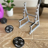 Barbell-Shaped Pen Holder
