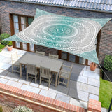 NNETM Mandala Waterproof Sun Shelter Canopy for 6 People