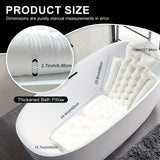 NNETM Bath Pillow Mat Neck Back Support