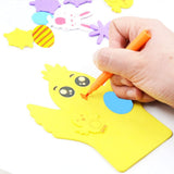 NNETM 191pcs Easter Craft Kit DIY Foam Stickers Set