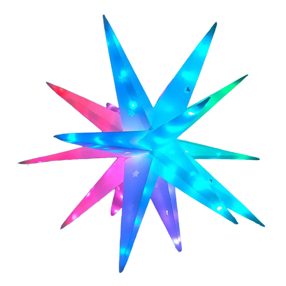 NNETM Radiant Spectrum: LED 3D Moravian Star Light