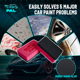 4-Piece Nano Clay Sponge Set – Anti-Scratch 3-Layer Car Paint Decontamination Sponges for Auto Detailing