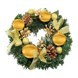 NNEOBA Christmas Candle Ring Wreath