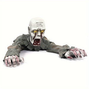 NNETM Halloween Crawling Zombie Animated Decoration