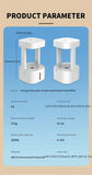 NNETM Levitating Plant Water Drop Humidifier - 580ML Cool Mist, Anti Gravity Design, USB Powered, Nightlight