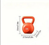 NNETM 1pc 15lbs Kettlebell for Fitness and Strength Training