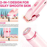 NNETM 2-in-1 Women’s Electric Shaver – Wet & Dry USB Rechargeable