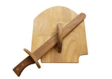 NNEDSZ Wooden Sword and Shield