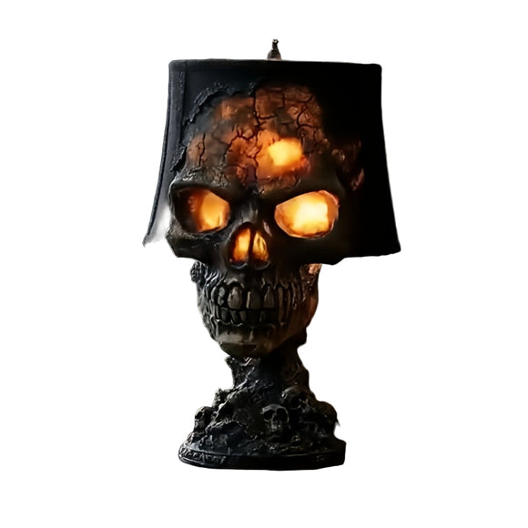 NNETM Lava Skull Lamp USB Halloween Night Light