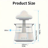 NNETM Rain Cloud Aromatherapy Essential Oil Diffuser Night Light