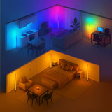 Smart RGBIC LED Floor Lamp – App & Remote Control Mood Ambient Light