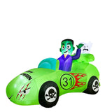 NNEOBA Halloween Inflatable Car Racing with Frank and Ghost