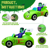 NNEOBA Halloween Inflatable Car Racing with Frank and Ghost