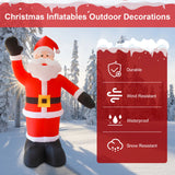 NNEOBA 8FT Tall Inflatable Santa Claus with 9 LED Lights