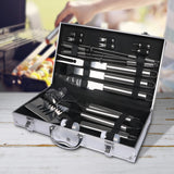 Moyasu 18Pcs BBQ Tool Set Stainless-1910113184828755974