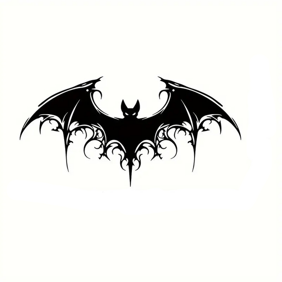NNETM Victorian Gothic - Giant Majestic Bat Metal Wall Art