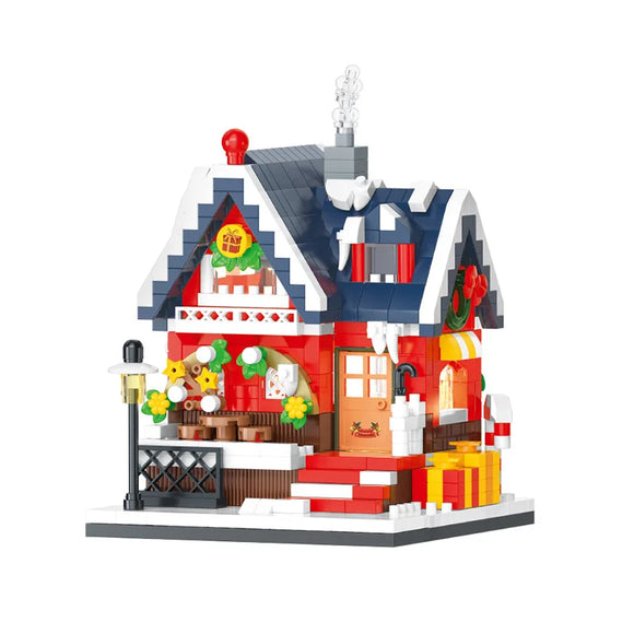 NNEOBA Christmas Candy House Building Blocks Educational Toys