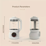NNETM Automatic Nut Milk Maker with Rotating Cleaning Brush