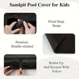 NNETM 420D Sandbox Cover with Roof and Bench
