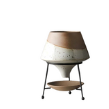 NNEOBA Ceramic Elegance: Two-Tone Flower Pots