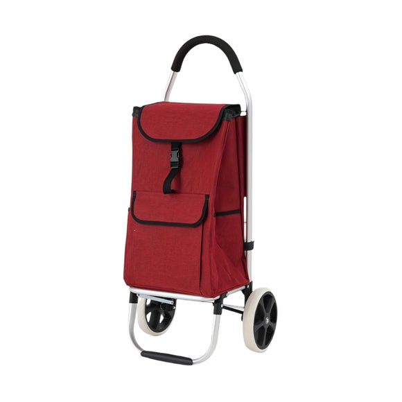 NNETM Foldable Rolling Cart with Bungee Cord