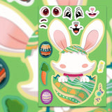 NNETM 8pcs Easter Cartoon Stickers Waterproof for Journals & Laptops