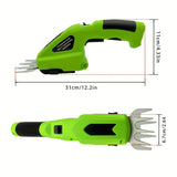 NNETM 2-in-1 Rechargeable Handheld Hedge Trimmer Shears
