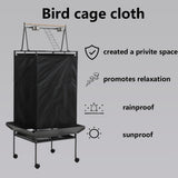 NNETM Magnetic Bird Cage Cover Windproof Warm Shield