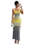Women's Cut-Out V-Neck Maxi Dress