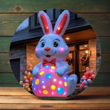 NNETM Polka-Dot Egg Inflatable Easter Bunny
